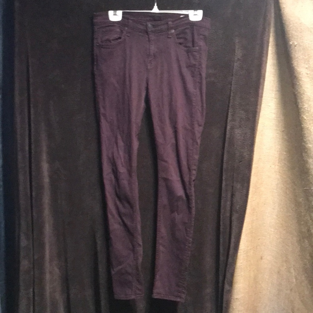 Rag and bone skinny jeans wine color 29 super cute